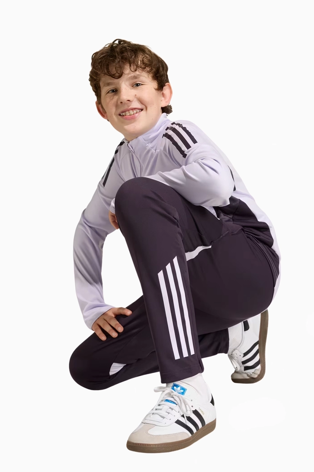 Штаны adidas Manchester United 25/26 Competition Training Junior - фиолетовый