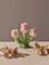 Подсвечник floret для трех свечей из коллекции blossom, 20 см