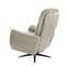 Поворотное кресло-реклайнер 5114/KM-A6010-M565 серое кожаное