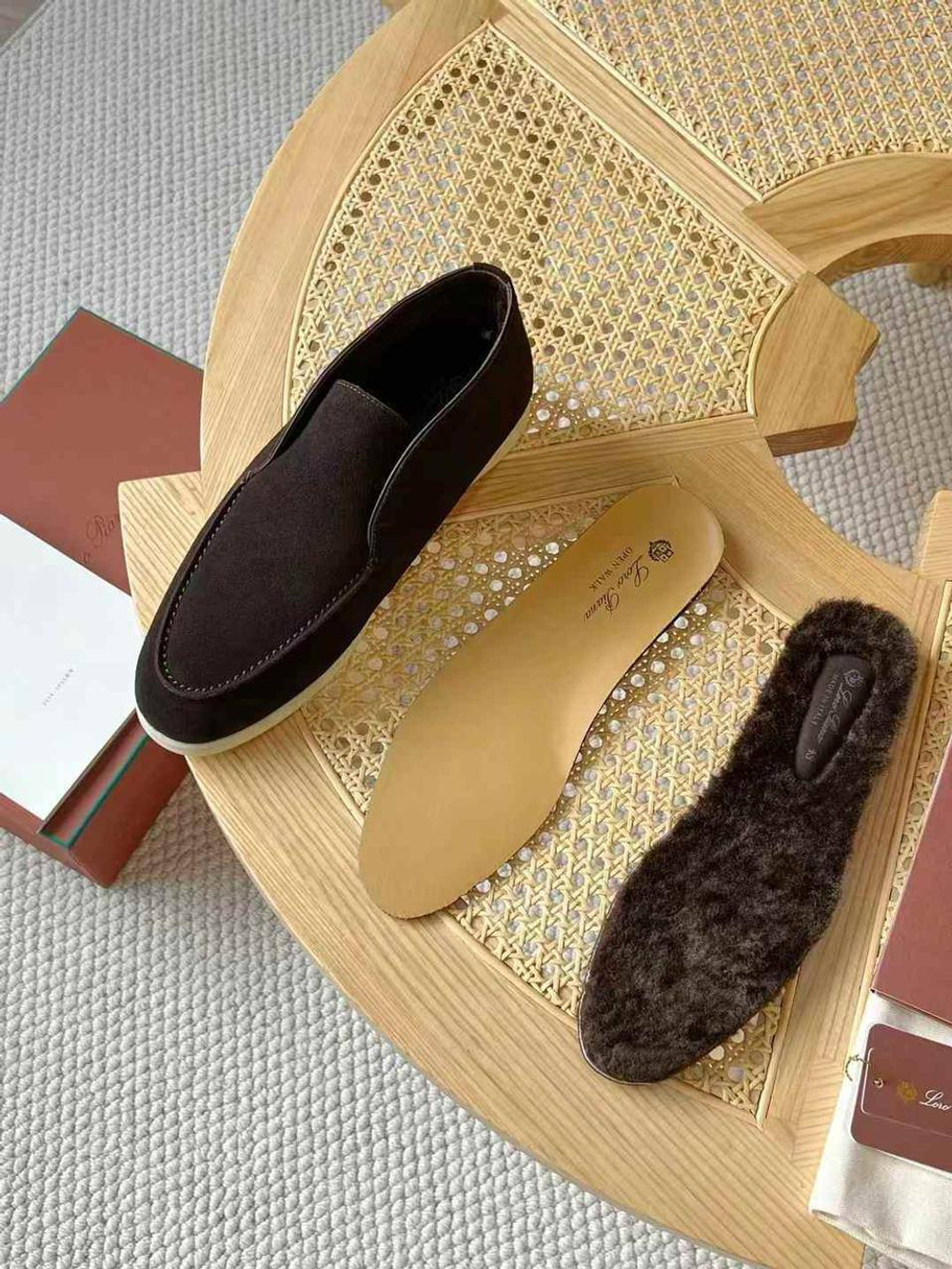 Высокие лоферы Loro Piana