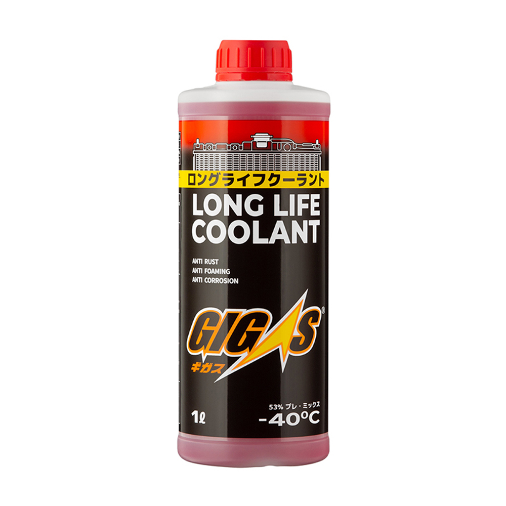 Антифриз GIGAS LONG LIFE COOLANT -40 RED, красный, 1л