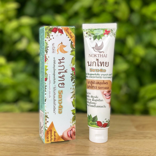 Концентрированная зубная паста с травами Тайская птичка 5 Star 4 A Concentrated Herbal Toothpaste Nokthai