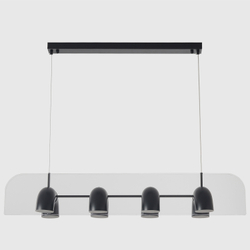 Светильник подвесной Crystal Lux ELEMENT SP48W LED BLACK
