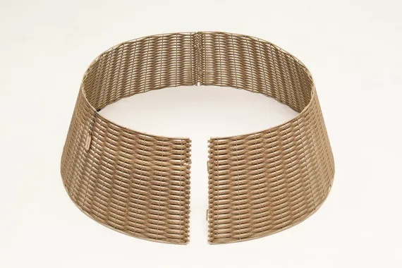 Корзина под елку Премиум Царская Лоза 65*48*30 см., разборная, чайное дерево, ЕлкиТорг (65-221)