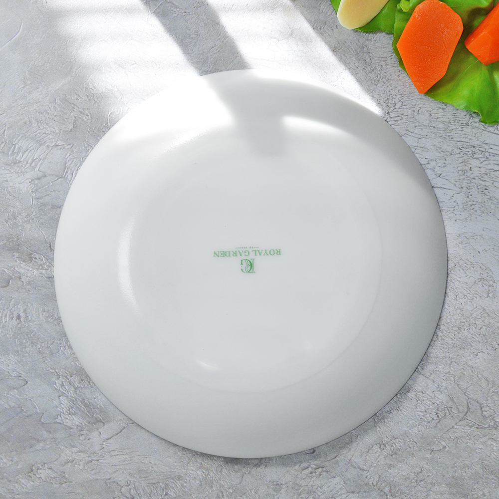 ROYAL GARDEN ROUND CLASSIC WHITE Тарелка суповая 23см, опаловое стекло