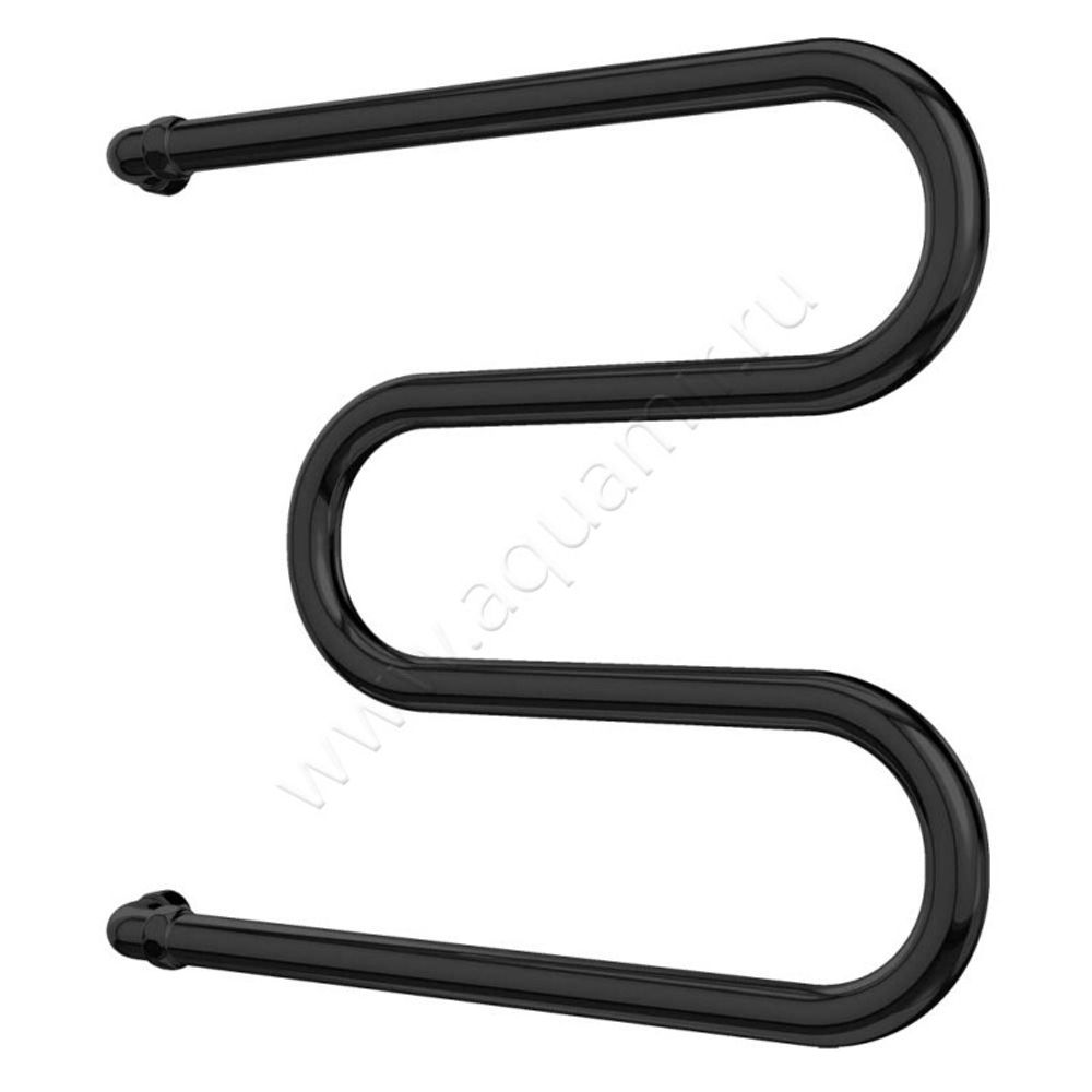 Полотенцесушитель Двин M(CS) без полки 60/40 1" Водяной, К0, Черный матовый