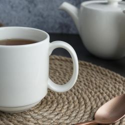 Кружка 250 мл белая d 7,8 см h8 см Simply   Stackable Noble [6]