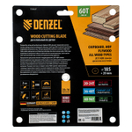 Пильный диск по дереву ф185 х 20 мм, 60 зубьев Denzel