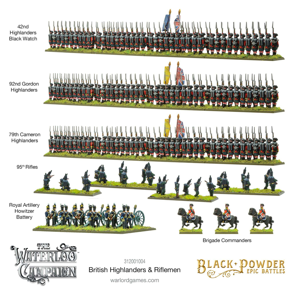 Black Powder Epic Battles: British Highlanders & Riflem...