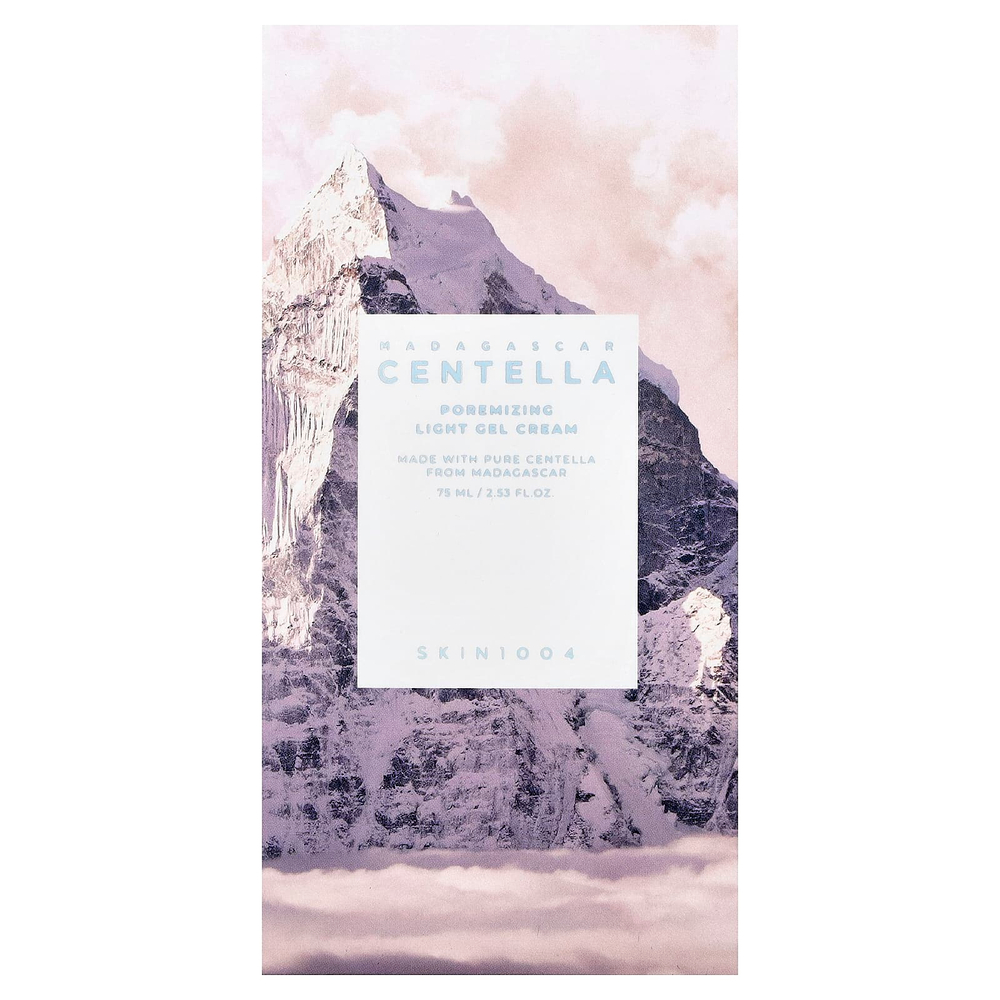 SKIN1004, мадагаскарская готу кола, лёгкий гель-крем для создания пор, 75 мл (2,53 жидк. унции)
