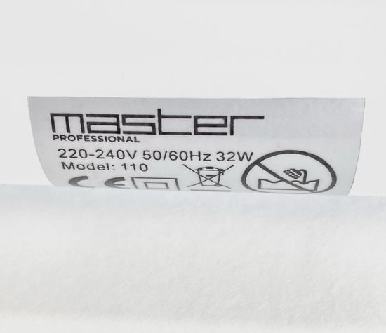 Утюжок MASTER Professional MP-110 гофре мини белый