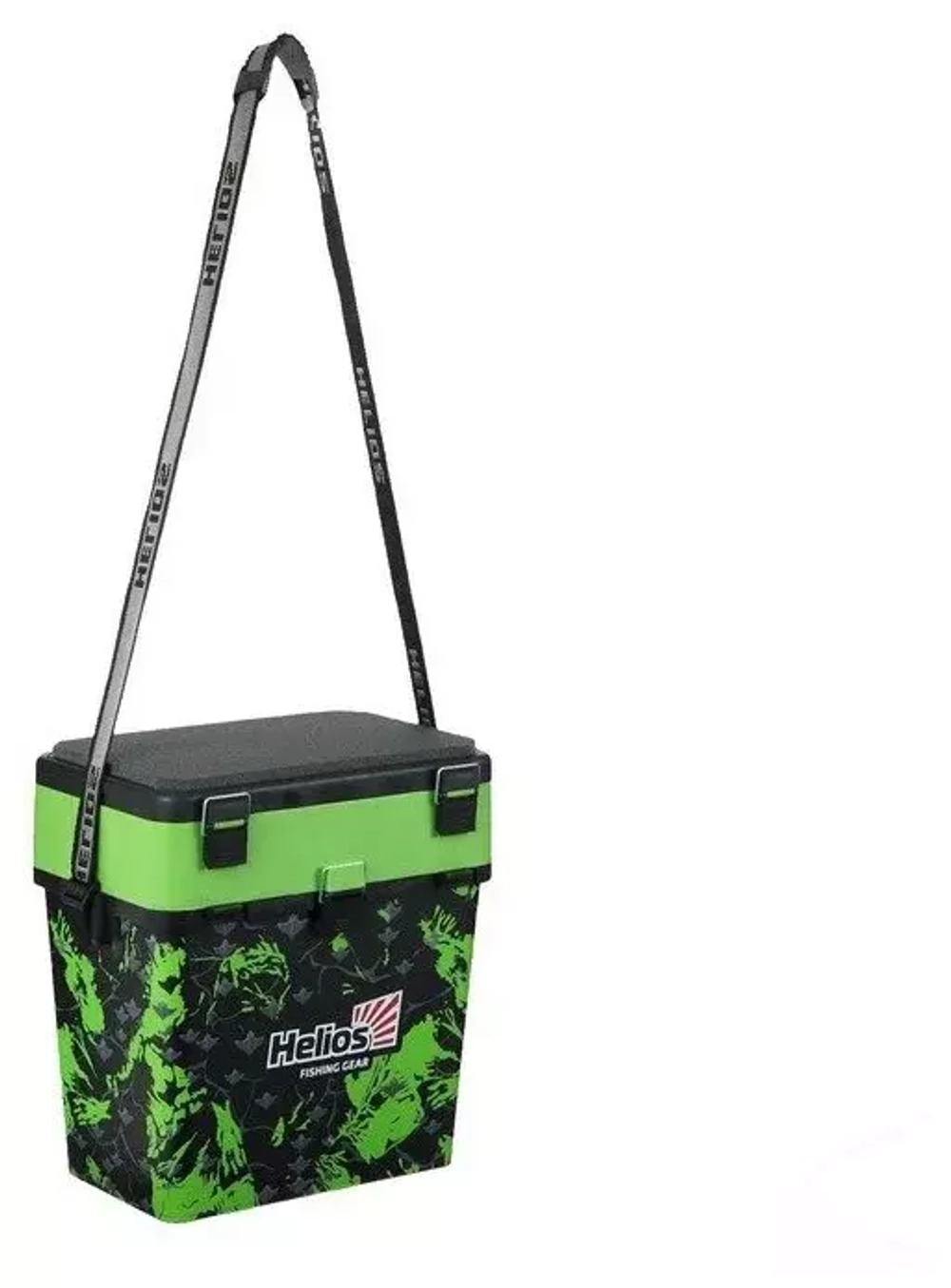 Ящик рыболовный зимний Helios SHARK двухсекционный (19л)