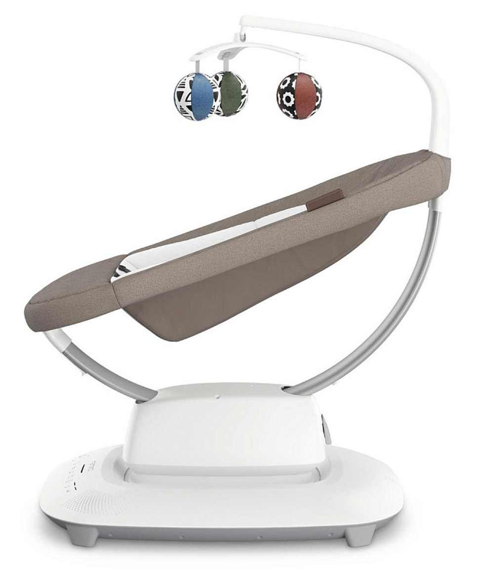 Детское кресло-качалка Uppababy Mamaroo Wells - Dark Taupe Melange