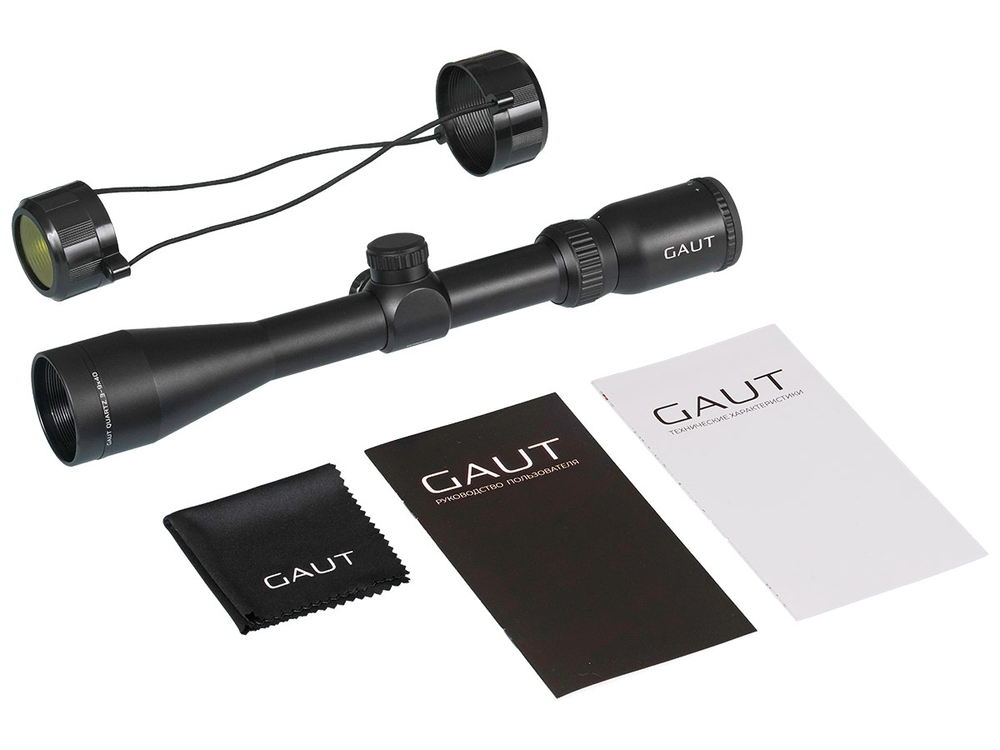 Прицел Gaut Quartz 3-9x40, сетка 3 (Mil-Dot) нить