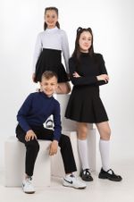 Джемпер для девочки Скул-3 Виотекс ЧЁРНЫЙ