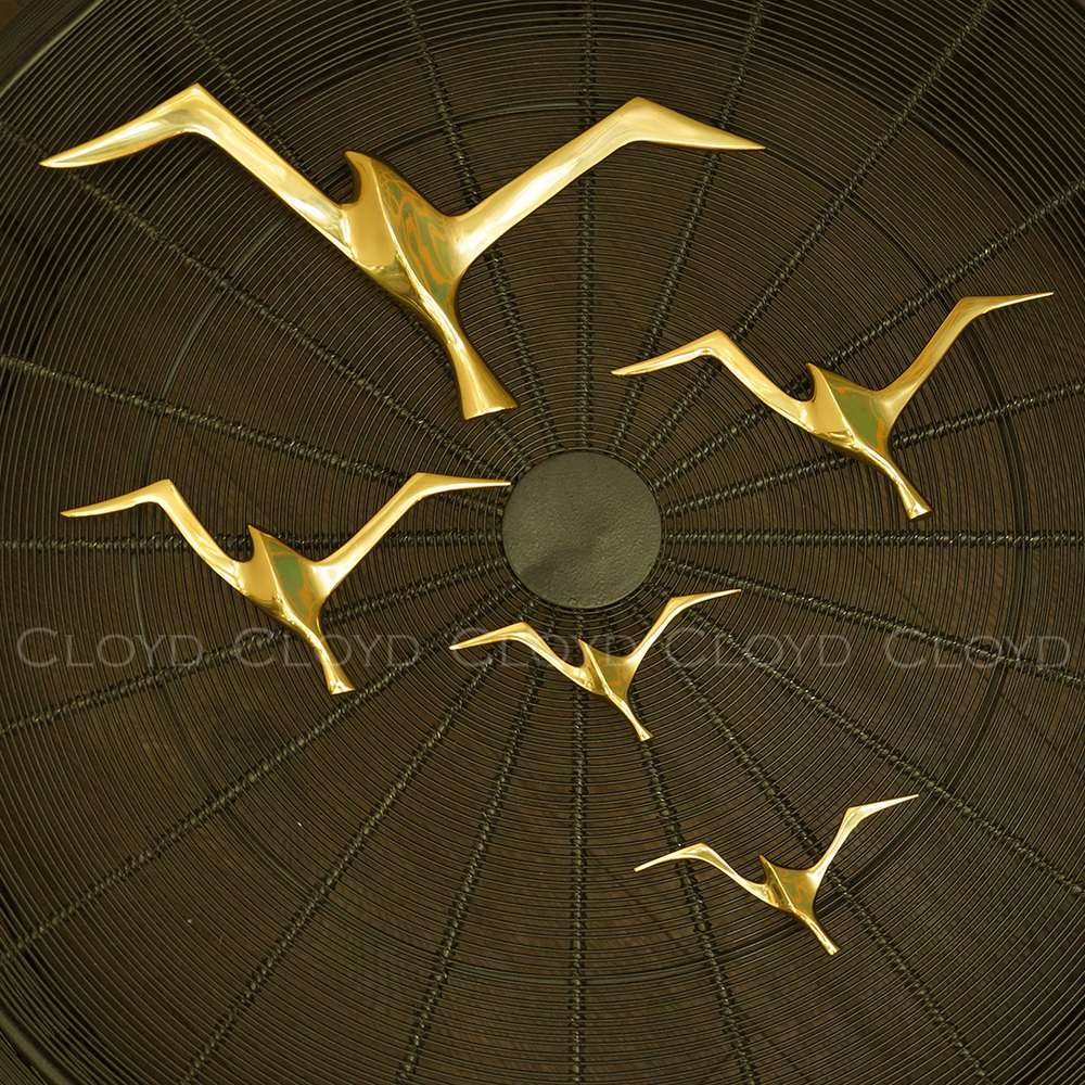 Декор настенный Cloyd арт.50158 / шир. 12 см - латунь / серия 1634