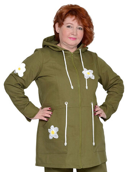 Жакет джинсовый Луговые цветы