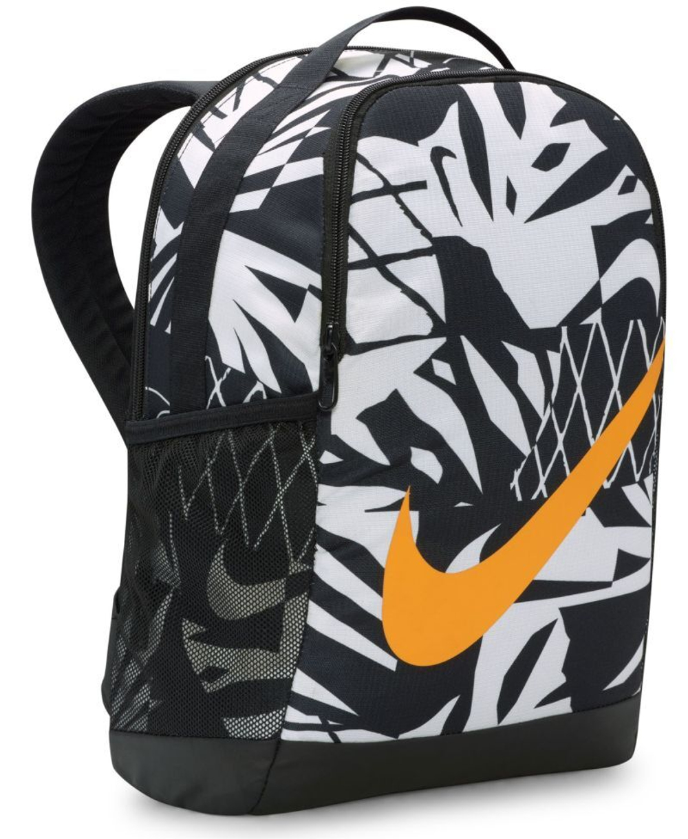 Рюкзак теннисный Nike Brasilia Kids Backpack (18L) - black/white/vivid orange