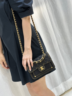 Chanel 23S Denim Mini Flap Bag