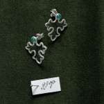 Серьги УЗОР с хризопразами