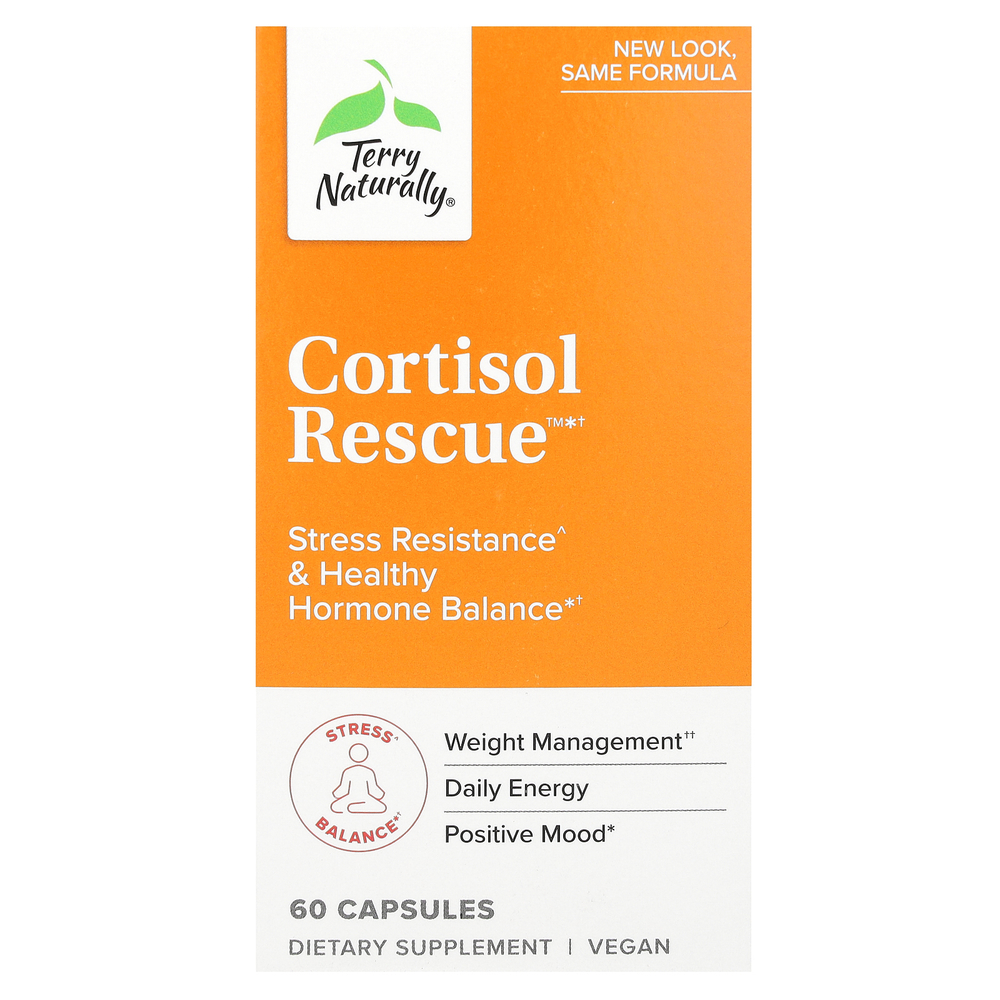 Terry Naturally, Cortisol Rescue, 60 капсул