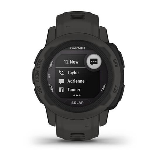 Спортивные прочные часы Garmin Instinct 2S, Solar, Graphite, 010-02564-00