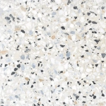 Керамогранит Alma Ceramica GFU57TRZ07L Terrazzo 57x57 белый лаппатированный под камень