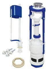 Арматура для бачка AQUATTRO нижняя подводка двухуровневый слив кнопка металл 310-420мм 41789