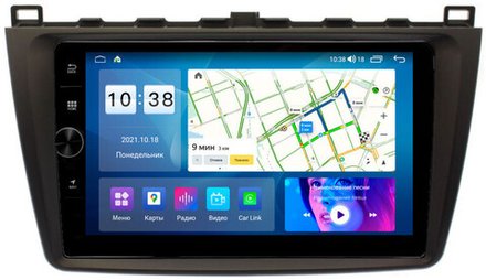 Магнитола для Mazda 6 2007-2012 (GH) - Parafar PF012LHDAV на Android 12, ТОП процессор, 3Гб+32Гб, CarPlay, 4G SIM-слот