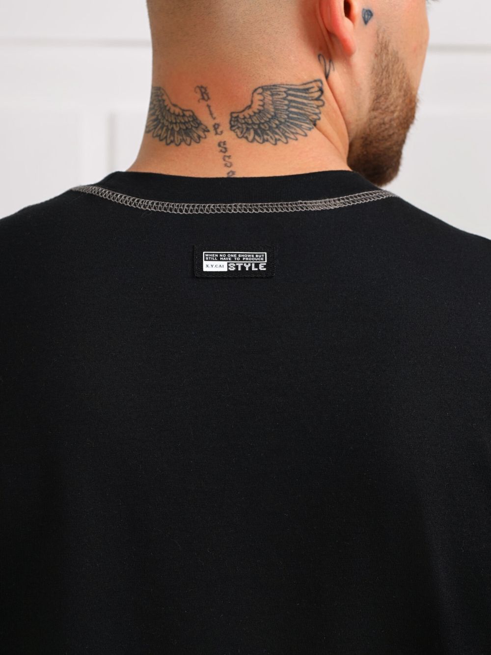 Джемпер мужской Генри-3 Виотекс ЧЁРНЫЙ