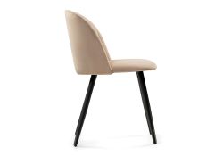 Стул на металлокаркасе Gabi 1 dark beige / black