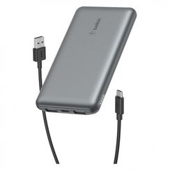 Внешний аккумулятор Belkin BoostCharge 10000mAh (BPB011btGY) Gray / Серый
