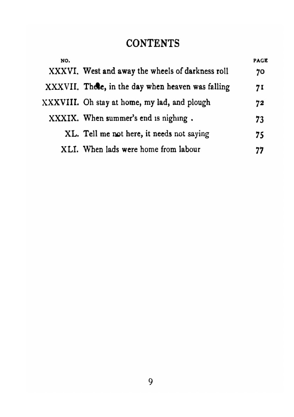 Last poems | Housman A. E.