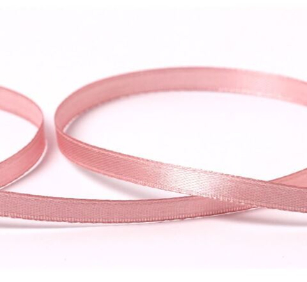 Лента атласная 6 мм ( 1/4 ") , №041 розовый