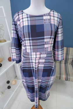 Платье в клетку 50 размер