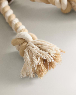 ZARA HOME ИГРУШКА ДЛЯ ДОМАШНИХ ЖИВОТНЫХ СО ШНУРКОМ В ФОРМЕ КРОЛИКА