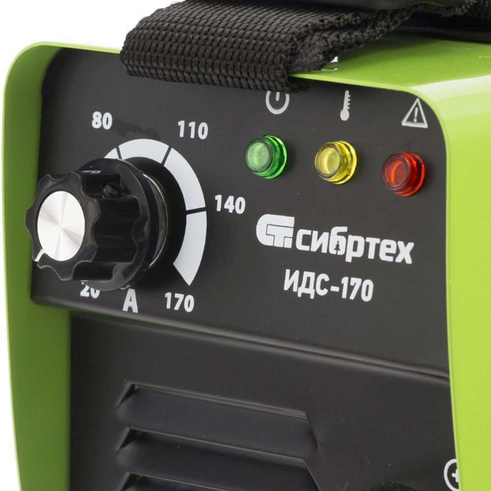 Сварочный аппарат инверт, Сибртех, ИДС-170, 170 А, электрод