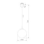 Подвесной светильник TK Lighting CADIX 4610 Cadix Gold