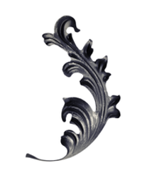 Кованый лист 185х105 Правый