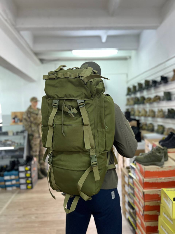 Тактический рюкзак 70л / олива