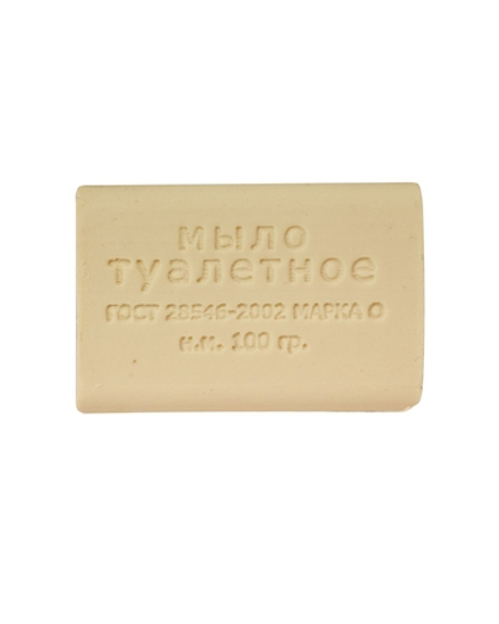 Мыло туалетное без обертки 100 гр.  ГОСТ 28546-2002 (цена за штуку , в уп.72шт. )