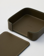 Набор квадратных костеров для бокалов Olive | 6 шт