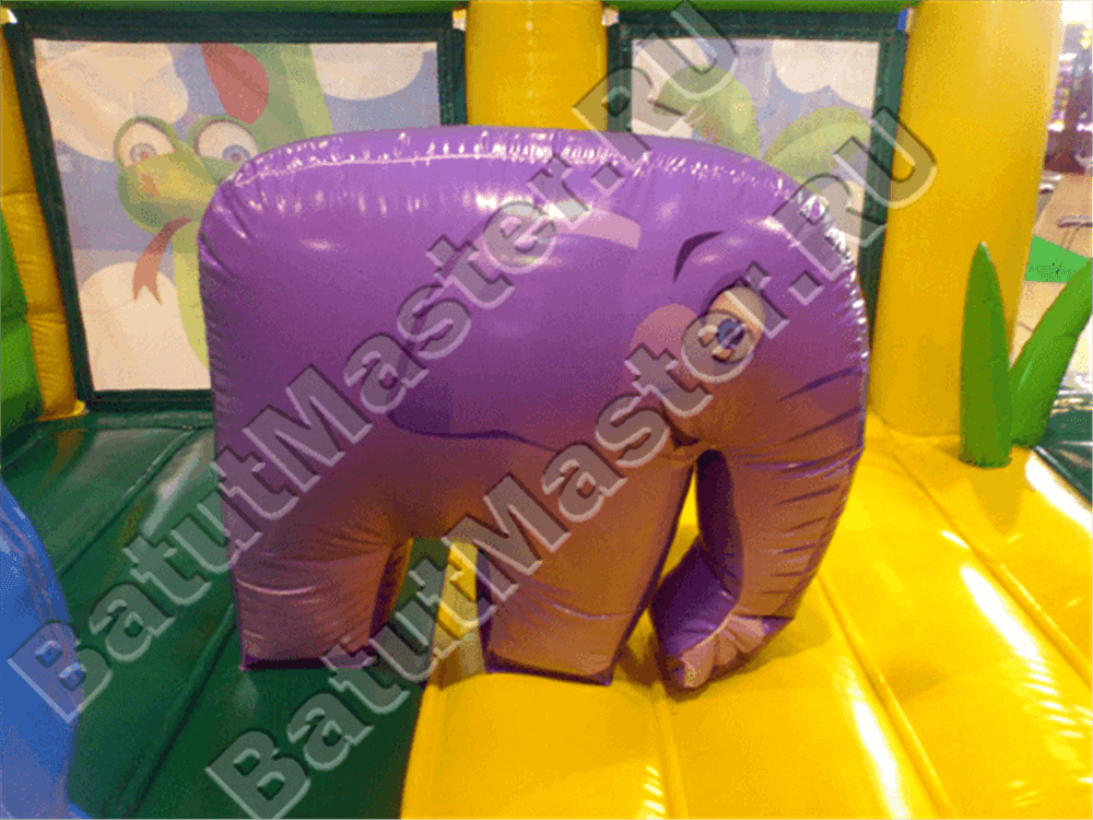 Надувной коммерческий батут "Джунгли"