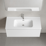 Тумба подвесная Sancos Snob R 1.0 с одним ящиком 995х445х406, Bianco, SNR1.0100W