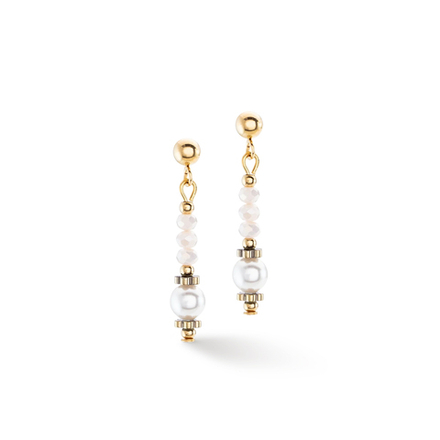 Серьги Coeur de Lion White 4434/21-1400