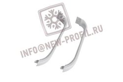 Ручка двери холодильника Bosch,Siemens (серебристая) 315 мм ( 369547, 369542)