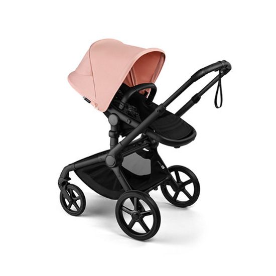 Коляска 2 в 1 Bugaboo Fox 5 Renew (Black/Heritage Black/Morning Pink)