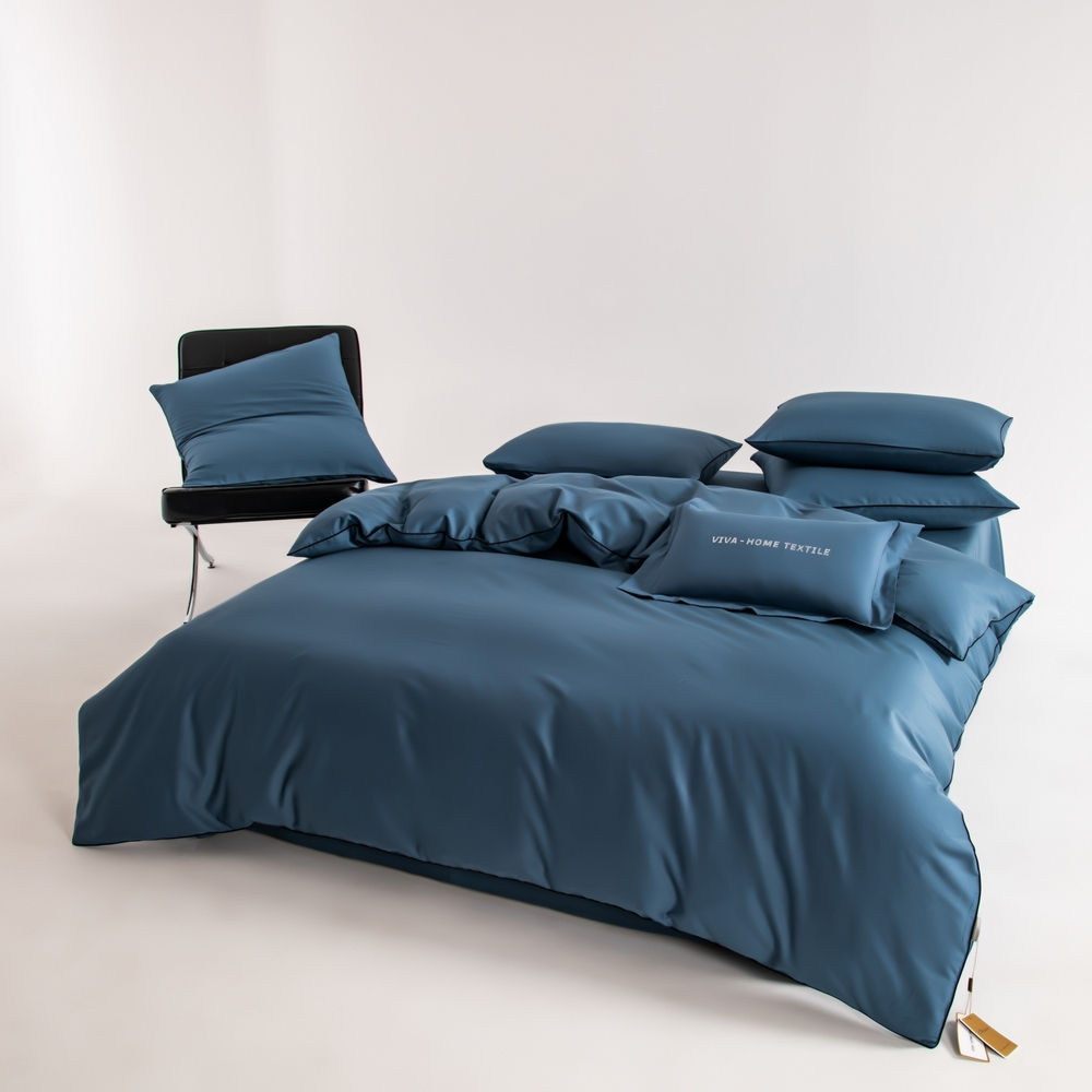 Комплект постельного белья Однотонный Сатин Элитный OCE017
