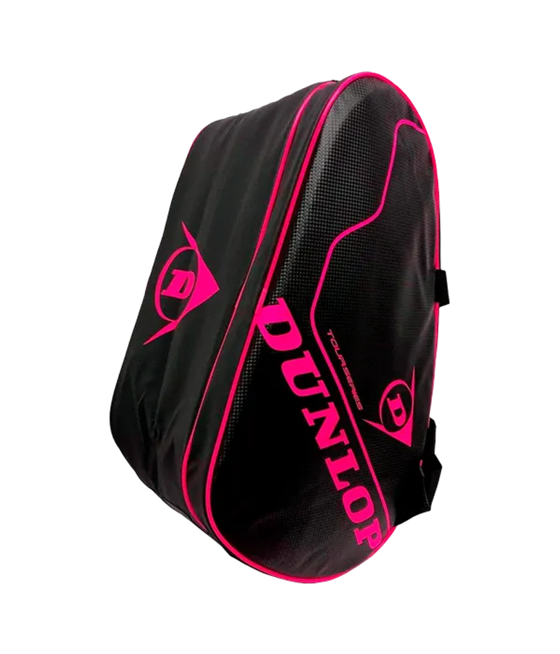 Сумка для падел Dunlop Tour Intro Black-Pink LTD, прочная и компактная