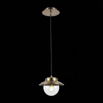 SLE110103-01 Светильник подвесной Античная бронза/Прозрачный E14 1*40W GARONNI